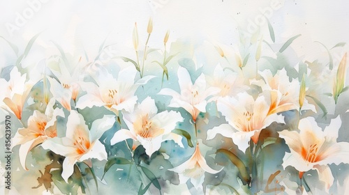 Delicate Floral Illustrations for Nature Lovers Generative AI