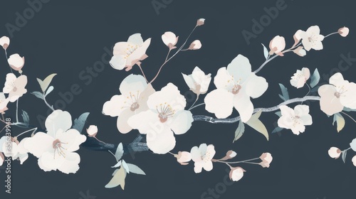 Blooming Beauty for Spring Designs Generative AI