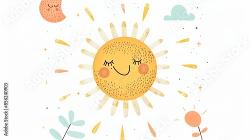 Warm Sunshine for Kids' Delight Generative AI
