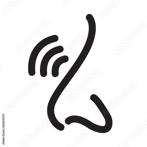 Nasal Pain Icon Ideal for Medical and Healthcare Designs