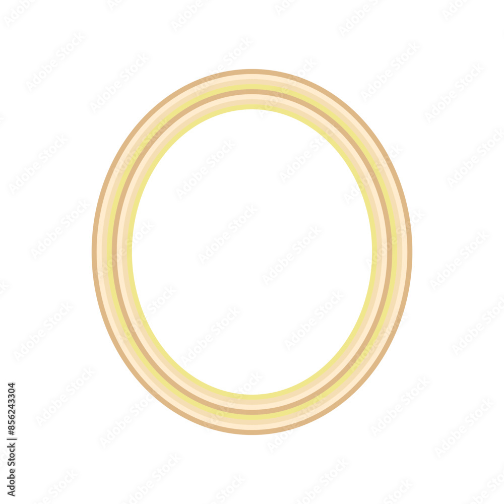 A retro striped ellipse shape border design element. A retro striped ellipse shape border design element.