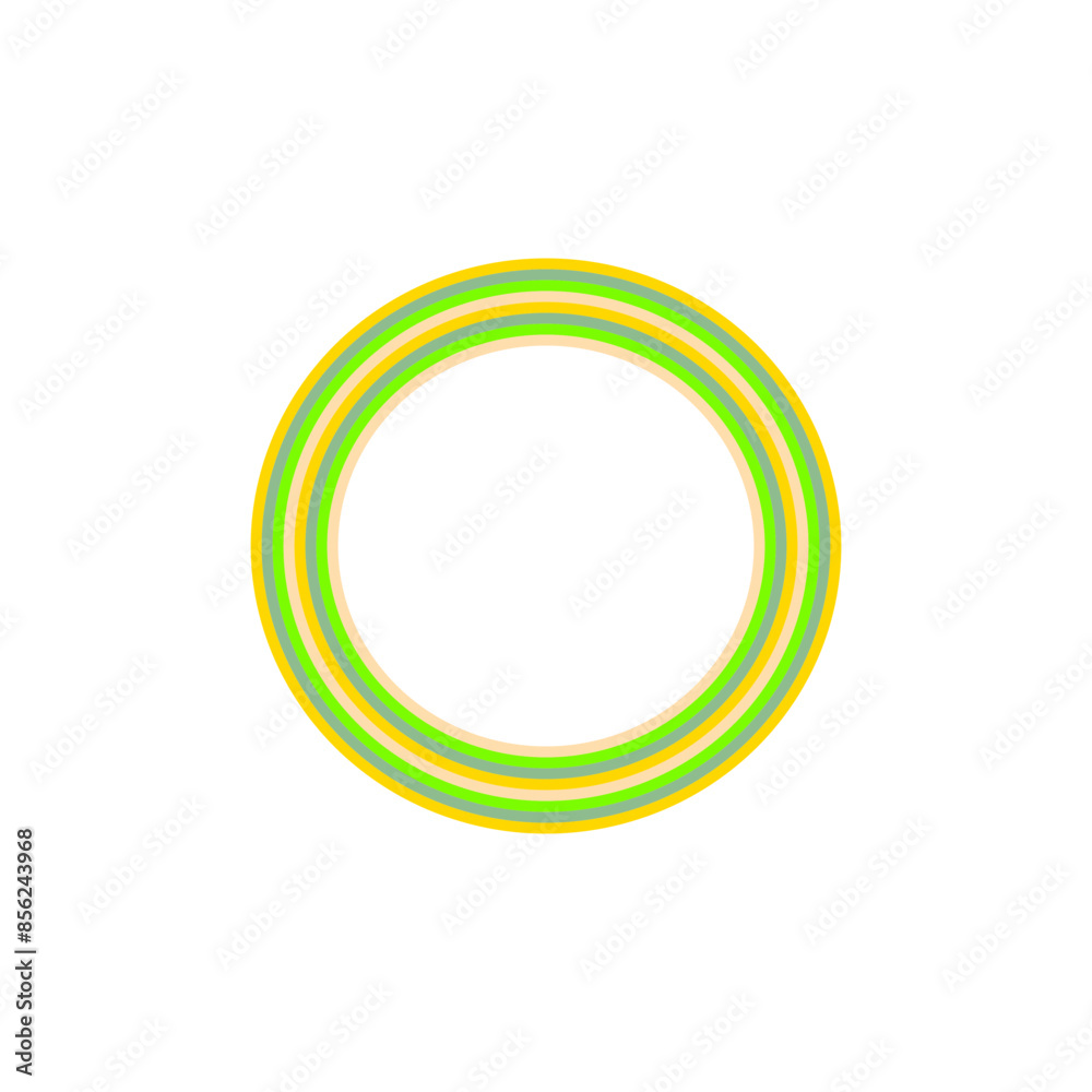 A retro striped ellipse shape border design element. A retro striped ellipse shape border design element.