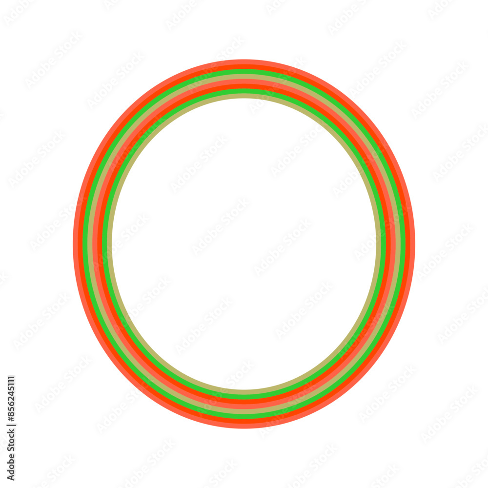 A retro striped ellipse shape border design element. A retro striped ellipse shape border design element.