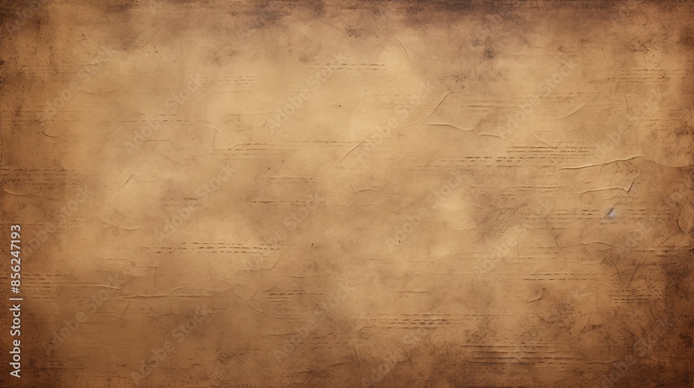 Fototapeta premium old ancient parchment background, weathered paper texture for text