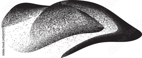 Glitch distorted grange shape . Noise grungy logo . Trendy defect error shapes . Glitched frame .Grunge textured . Distressed effect .Vector shapes