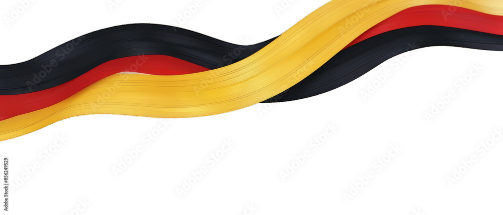 Germany background banner pattern template illustration - Abstract motion waving waves curves, brushstroke lines in the colors of german flag, isolated on transparent background png Germany background banner pattern template illustration - Abstract motion waving waves curves, brushstroke lines in the colors of german flag, isolated on transparent background png