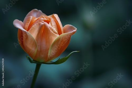 A bloom that emits a soft melody as it opens, a symphony of naturea??s art photo