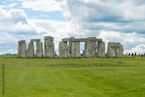 Photograph of Stonehenge prehistoric stone circle monument photo