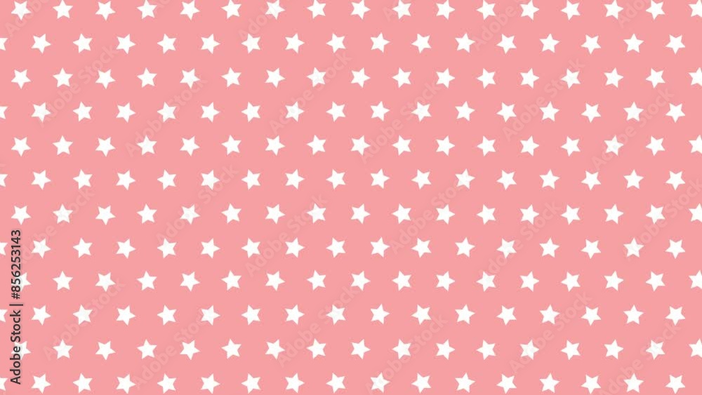 White Stars in Pink Background Animation White Stars in Pink Background Animation