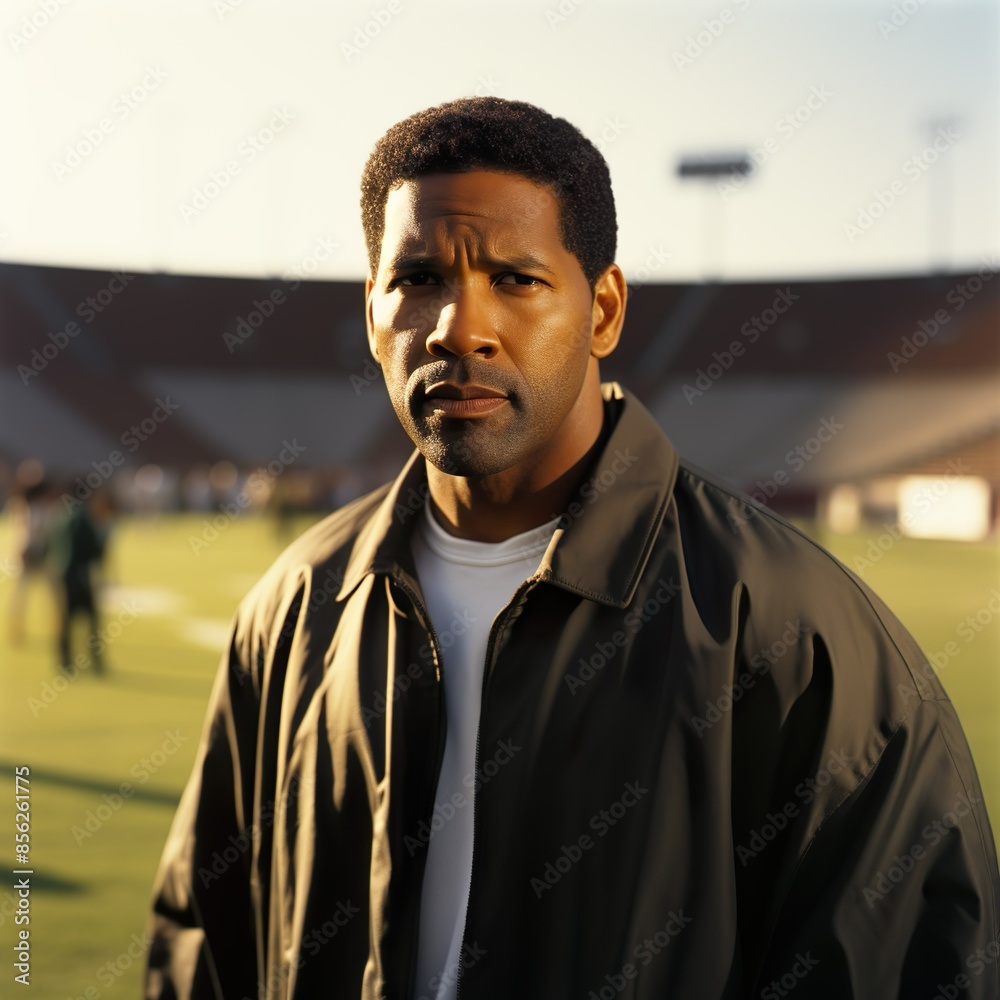 man in stadium man in stadium