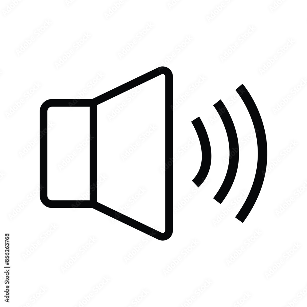 speaker volume in line style icon, loudspeaker symbol, speaker, volume, sound simple black style sign for apps and website. Vector illustration. Eps file 95. speaker volume in line style icon, loudspeaker symbol, speaker, volume, sound simple black style sign for apps and website. Vector illustration. Eps file 95.