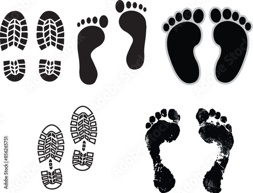 Foot Step, footprint, foot, print, vector, imprint, feet, track, illustration, shoe, step, barefoot, symbol, walk, black, footprints, footstep, silhouette, sole, trace, icon, baby, people, toe, finger