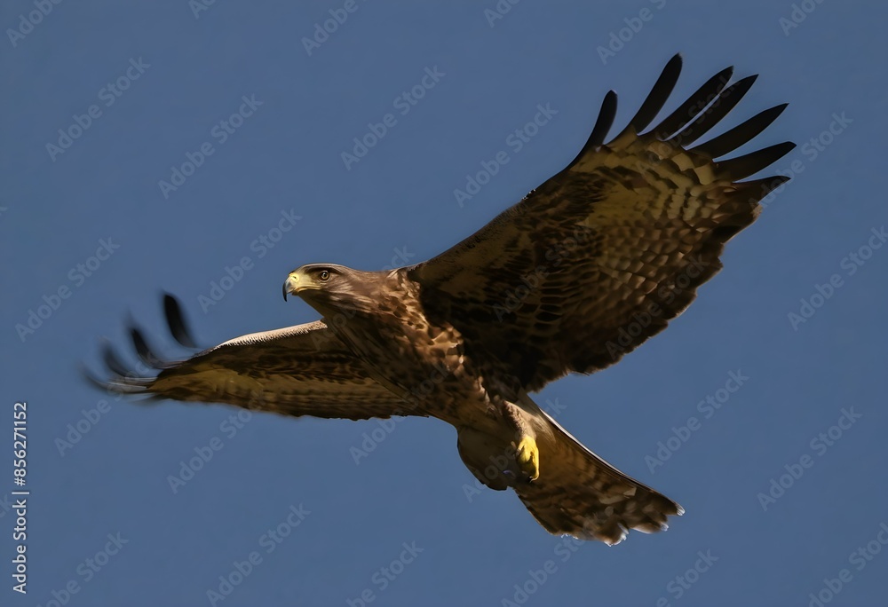 Fototapeta premium A close up of a Common Buzzard