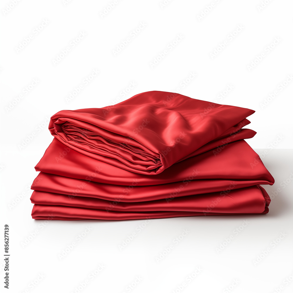 Rich Red Silk Fabric Sheets, Perfect for Sewing, Crafts, and Luxurious Garments Rich Red Silk Fabric Sheets, Perfect for Sewing, Crafts, and Luxurious Garments