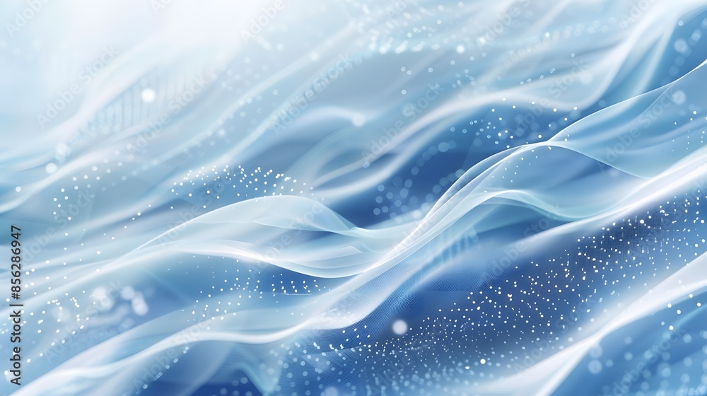 blue and white abstract background with flowing particles. Digital future technology concept. vector illustration.
blue and white abstract background with flowing particles. Digital future technology concept. vector illustration.