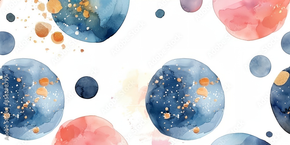 A colorful painting of circles with gold accents. The painting is abstract and has a sense of movement and energy. The colors are bright and bold, creating a lively and dynamic atmosphere A colorful painting of circles with gold accents. The painting is abstract and has a sense of movement and energy. The colors are bright and bold, creating a lively and dynamic atmosphere