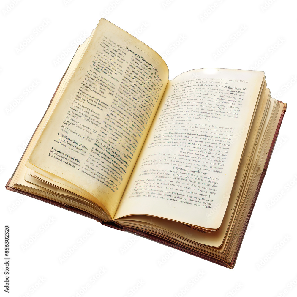 Cookbook open to a recipe, for displaying a cherished cookbook, Isolated on Transparent Background PNG Cookbook open to a recipe, for displaying a cherished cookbook, Isolated on Transparent Background PNG