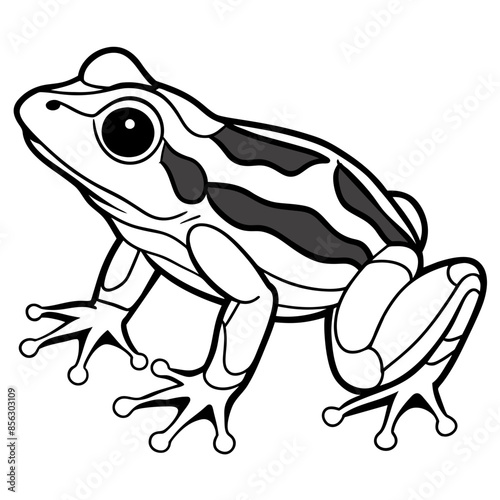 Stunning Allobates myersi Vector Art Illustration A Visual Guide