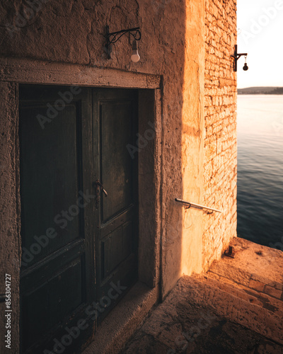 Narrow streets in the old t...