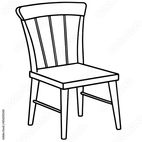 Line drawings of chairs and sofa