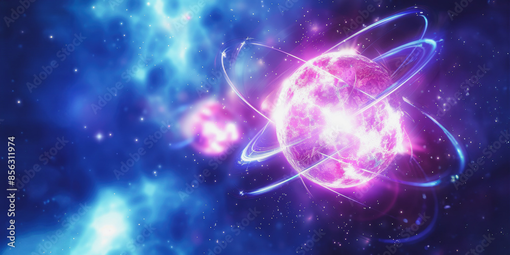 Atomic collision creates powerful energy blast in deep space Atomic collision creates powerful energy blast in deep space