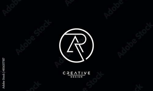 AR, RA, A, R, Abstract Letters Logo Monogram