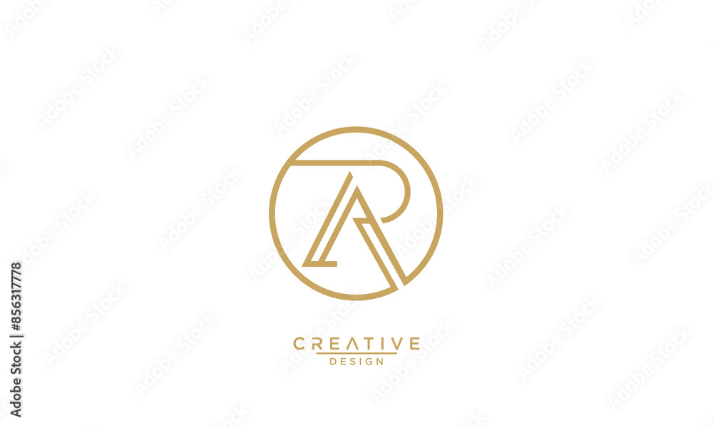 AR, RA, A, R, Abstract Letters Logo Monogram AR, RA, A, R, Abstract Letters Logo Monogram