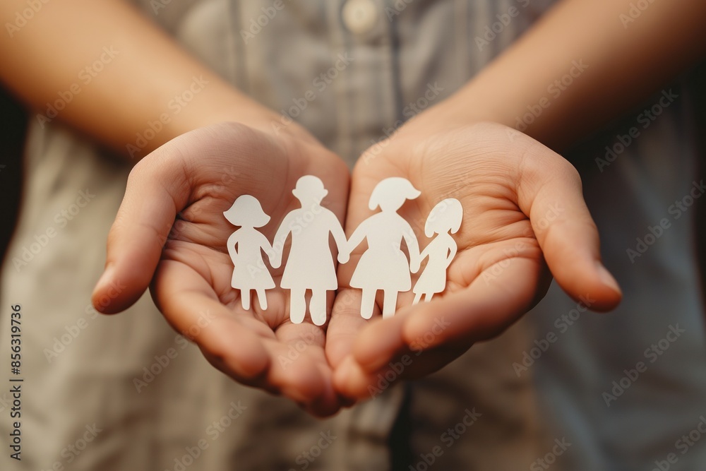 hands holding paper family cutout, Hands Holding Paper Family Cutout, Symbolizing Family Unity and Strength, The Art of Paper Family Cutouts, A Symbol of Togetherness and Love hands holding paper family cutout, Hands Holding Paper Family Cutout, Symbolizing Family Unity and Strength, The Art of Paper Family Cutouts, A Symbol of Togetherness and Love