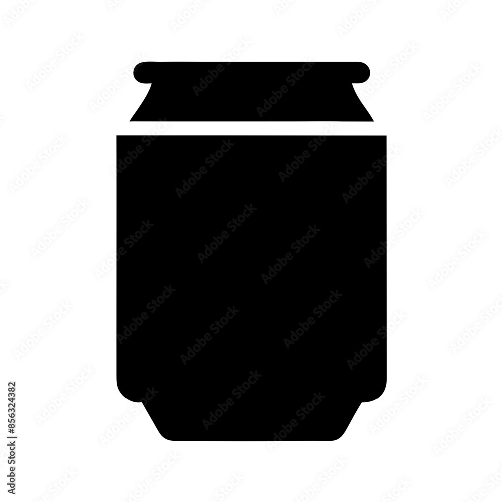 Black vector illustration of a beer can on a transparent background. Perfect for beverage designs, brewery graphics, and party themes projects Black vector illustration of a beer can on a transparent background. Perfect for beverage designs, brewery graphics, and party themes projects