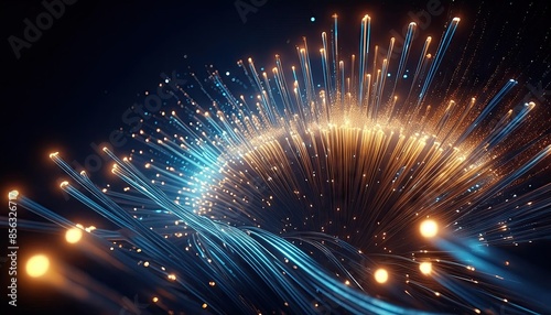 fireworks in the night sky