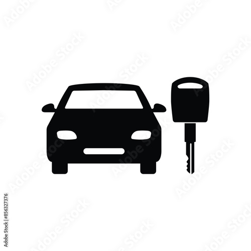 rent car vector icon auto rent