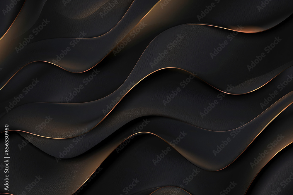 black wavy textures with subtle gold highlights creating a sophisticated and modern look black wavy textures with subtle gold highlights creating a sophisticated and modern look