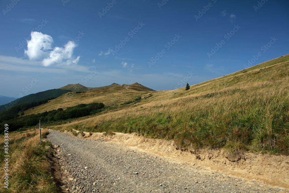Polonina Wetlinska in Bieszczady Mountains, Poland Polonina Wetlinska in Bieszczady Mountains, Poland