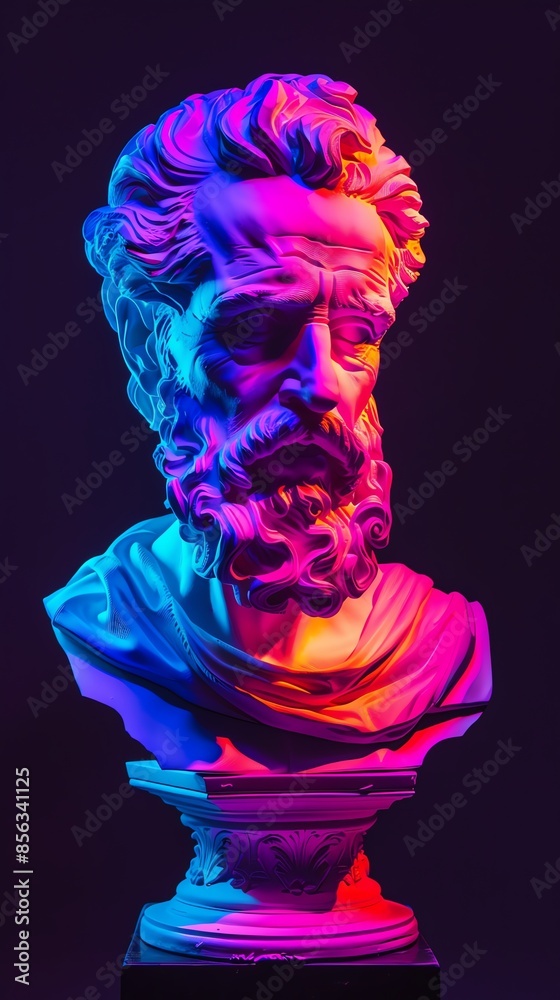 Sculpt a realistic bust of a famous historical figure, capturing their distinctive features and expression Sculpt a realistic bust of a famous historical figure, capturing their distinctive features and expression