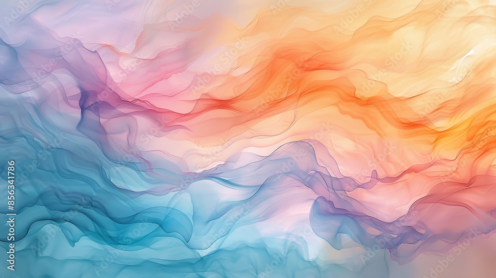 The image is a colorful abstract painting The image is a colorful abstract painting