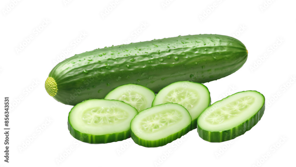 cucumber isolated on white background , transparent png image cucumber isolated on white background , transparent png image