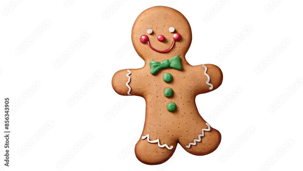 gingerbread man isolated on white background , transparent png image gingerbread man isolated on white background , transparent png image
