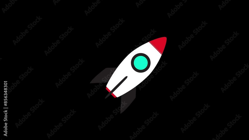 Flying Rocket Animation Presentation Flying Rocket Animation Presentation