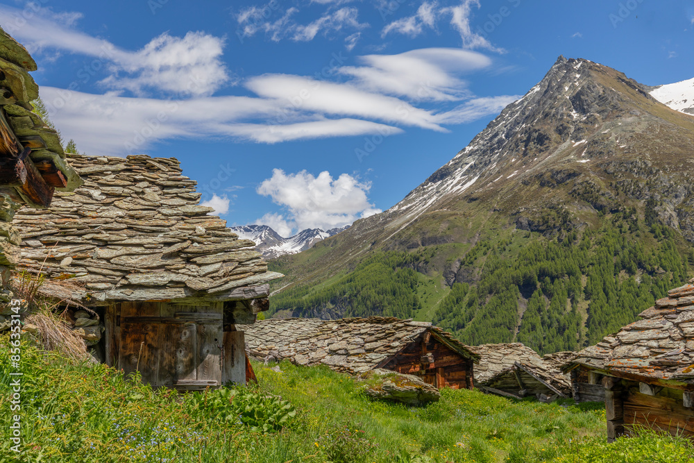 house in the mountains
