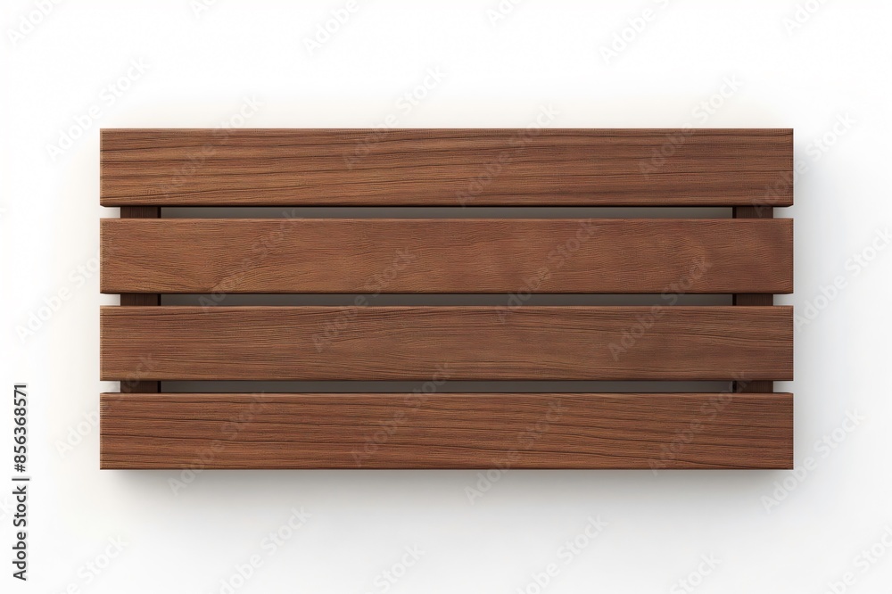 Contemporary, sleek wooden signboard featuring a clean design, ideal for custom branding and mockup presentations, isolated on a white backdrop Contemporary, sleek wooden signboard featuring a clean design, ideal for custom branding and mockup presentations, isolated on a white backdrop