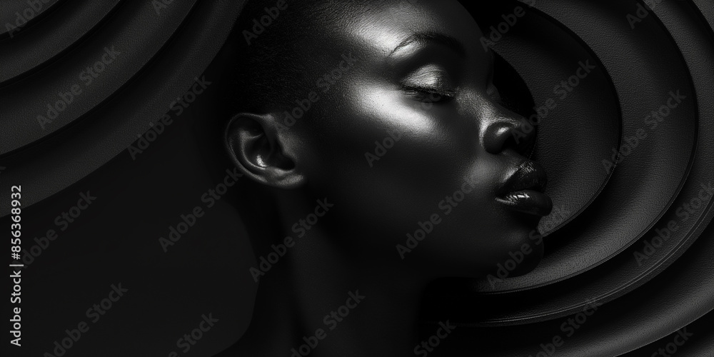 Beautiful black woman with perfect skin Beautiful black woman with perfect skin