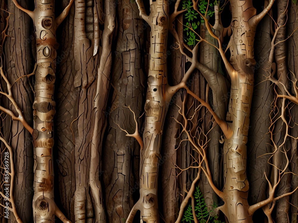 eco texture of roots created from green vegetation - background eco texture of roots created from green vegetation - background