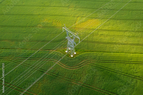 High voltage power line supports