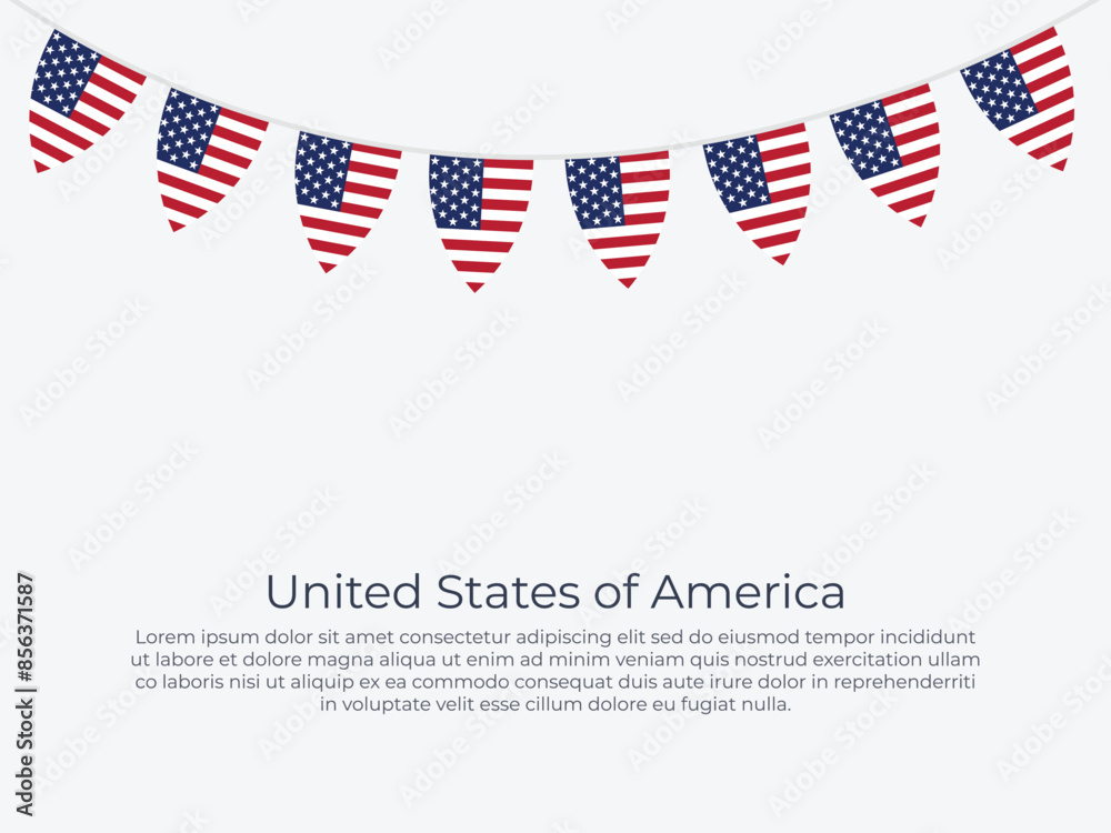 Obraz premium USA Background can be Used for American National Days