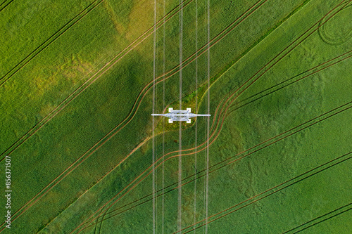 High voltage power line supports