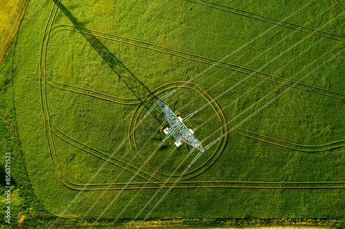 High voltage power line supports