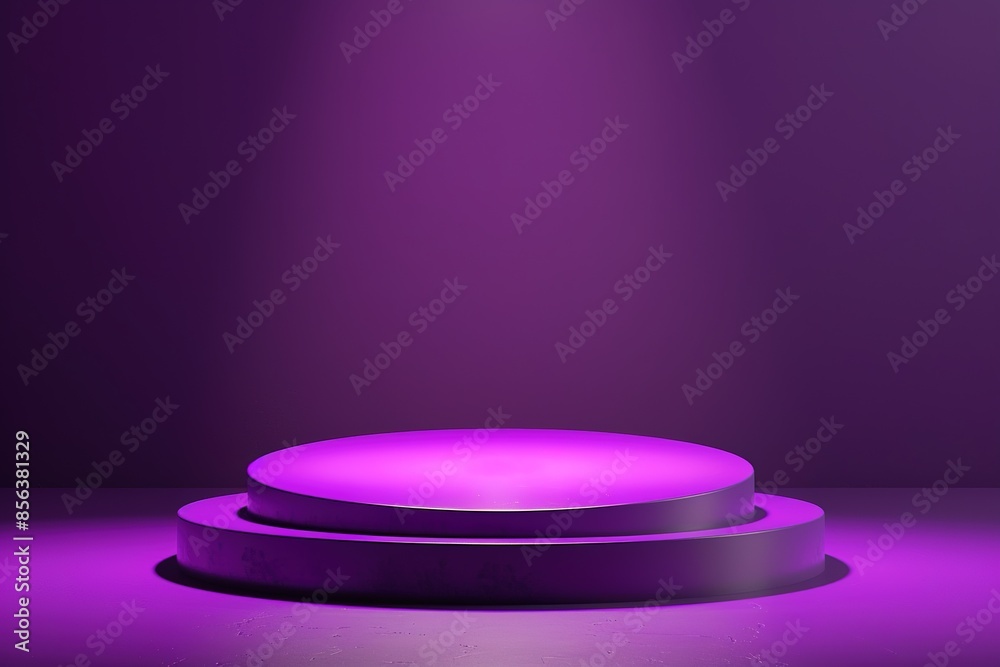 3d podium in purple background 3d podium in purple background