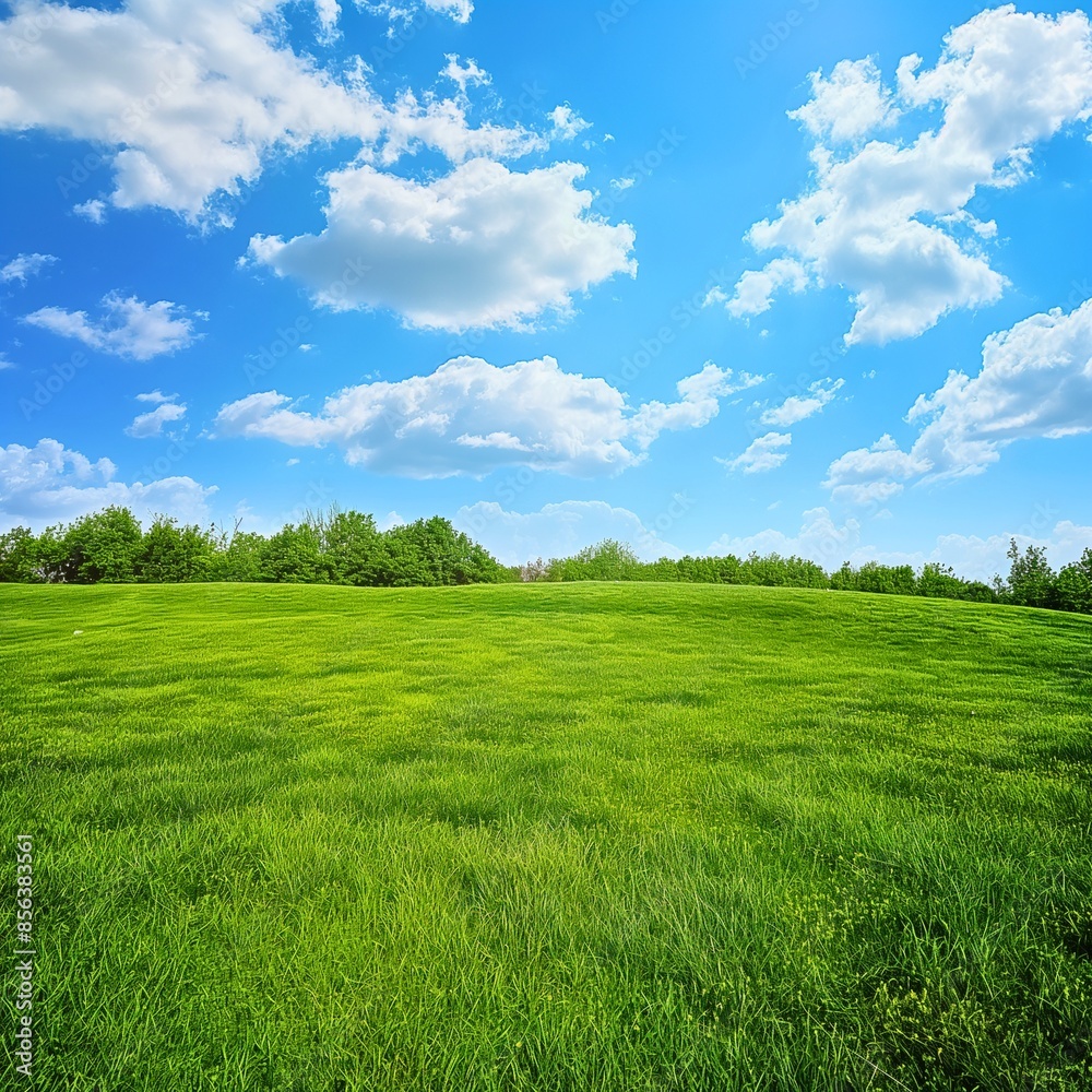 Field with grass and clouds Field with grass and clouds