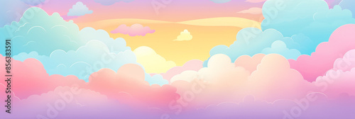 Abstract_kawaii_Cloudy_Colorful_Sky_background