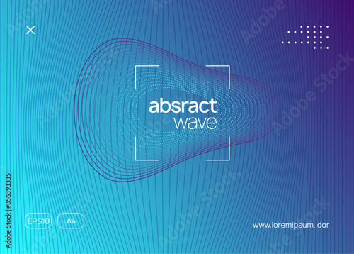 Sound Banner. Soundwave Radio Illustration. Dj Flyer. Trance Cover. Violet Party Magazine. Night Club Festival Template. Pink Music Set. Green Sound Banner